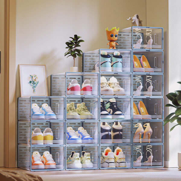 Foldable Portable Transparent Shoe Box