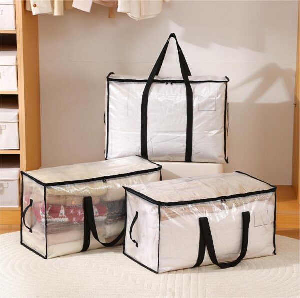 Space-saving storage bag alternative to mobile boxes and crates 1007