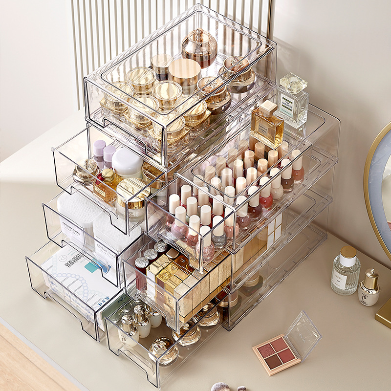 Stackable Makeup Organizer Drawer 1007