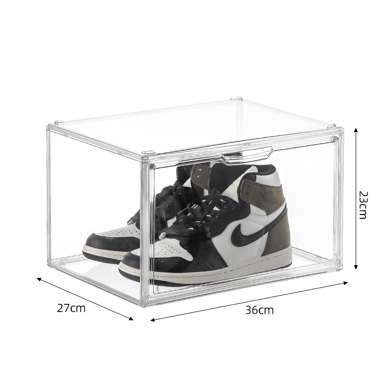 Transparent Storage Box with Drawers for Handbags and Footwear 1003