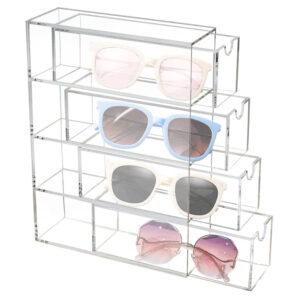 Transparent Visual Sunglasses Case 1002